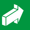 Знак E18 Открывать движением от себя (пленка 200х200 мм)